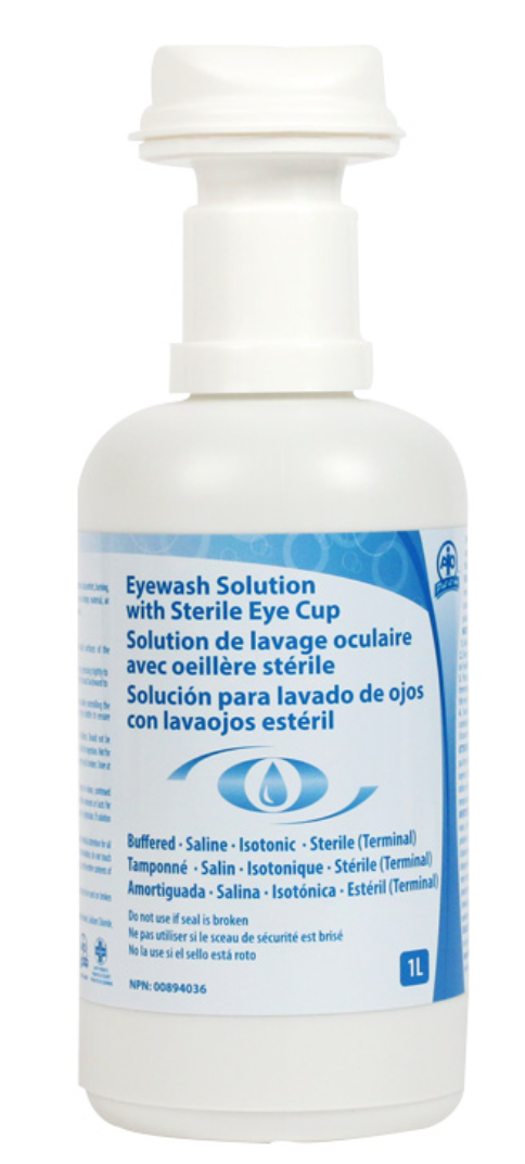 Eyewash Solution with Eye Cup 500mL - Santinel