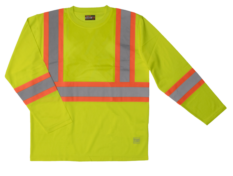 Tough Duck - Long Sleeve Safety Shirt w/Arm Band - ST10 - 1/CS