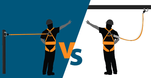 What is the difference between fall arrest and fall prevention?