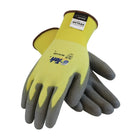 Seamless Knit DuPont Kevlar / Elastane Glove with Polyurethane Coated Flat Grip on Palm & Fingers G-Tek KEV