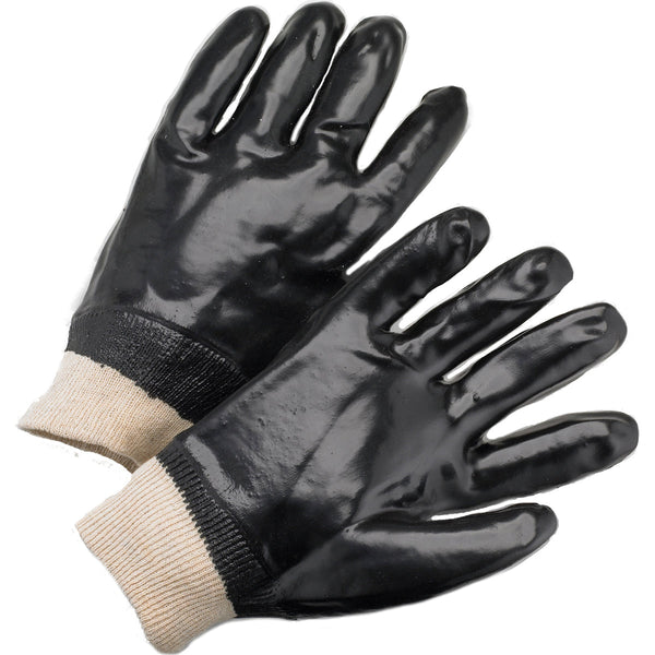 PIP - PVC Dipped Glove with Interlock Liner and Smooth Finish - Knit Wrist