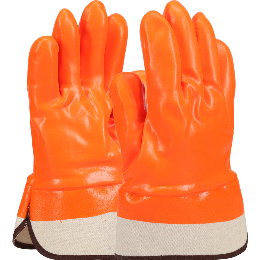 PIP PVC Dipped Glove with Jersey Liner and Smooth Finish - Insulated & Waterproof
