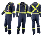 Atlas Workwear FR/AR Coveralls - Navy Blue