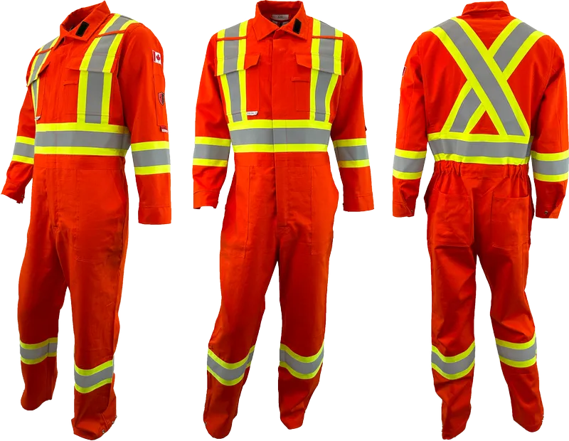 FR/AR 4” Hi Vis Coveralls - Atlas Workwear