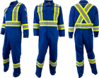 Atlas Workwear FR/AR 4” Coveralls - Royal Blue