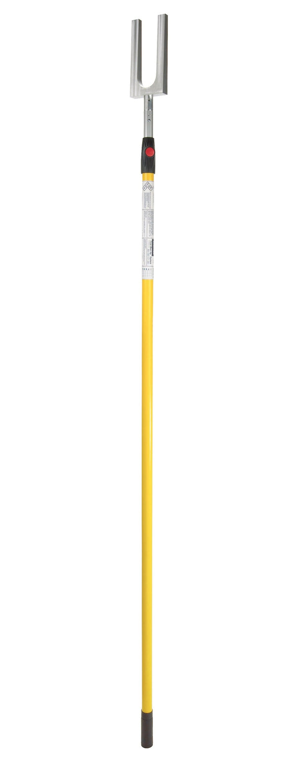 3M DBI-SALA First-Man-Up Pole, 3500101, with 3M RSQ Assisted Rescue Tool for Ultra-Lok SRL, silver/yellow, 6 ft to 12 ft (1.8 m to 3.6 m)
