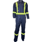 Atlas Workwear FR/AR Coveralls w/ Leg Zippers - Navy Blue 1272NB