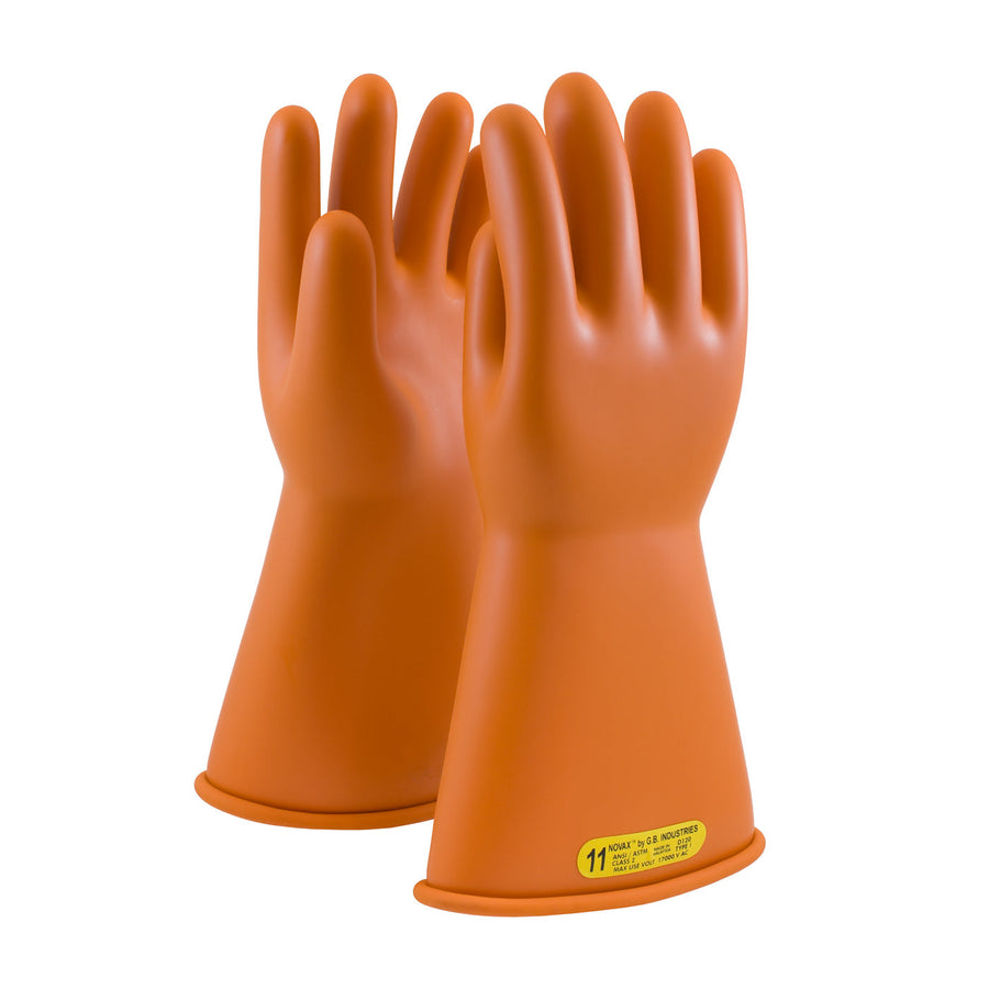 Class 2 Rubber Insulating Glove with Straight Cuff - 14" NOVAX