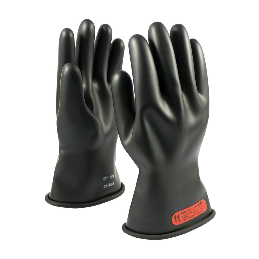 Class 0 Rubber Insulating Glove with Straight Cuff - 11" NOVAX