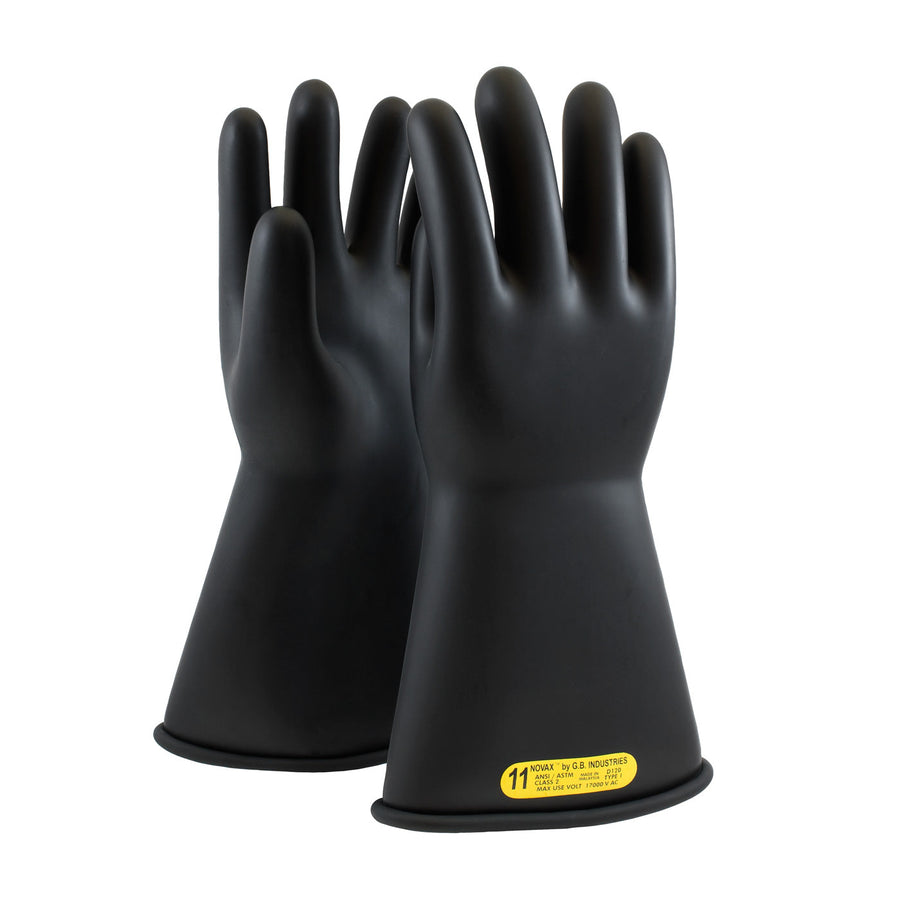 Class 2 Rubber Insulating Glove with Straight Cuff - 14" NOVAX