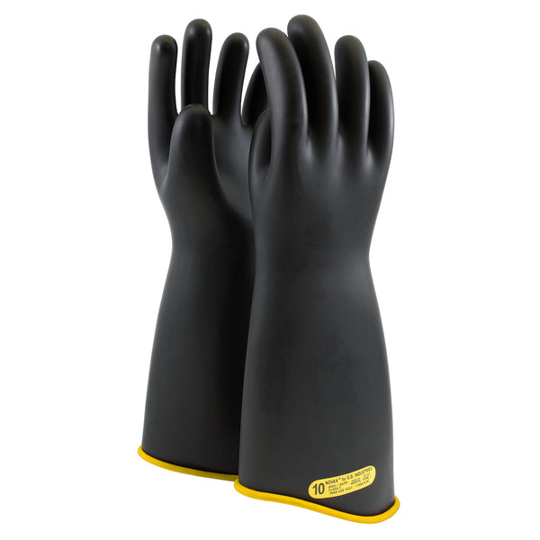 NOVAX - Class 2 Rubber Insulating Glove with Contour Cuff - 18" - 0151-2-18