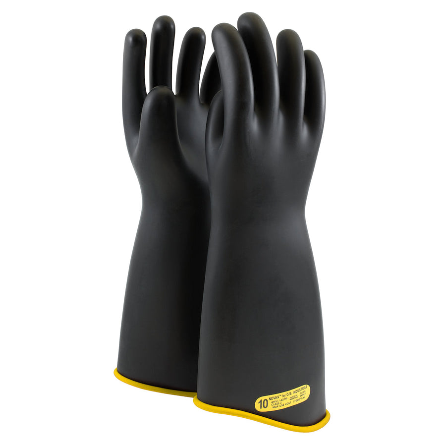 Class 2 Rubber Insulating Glove with Contour Cuff - 18" NOVAX
