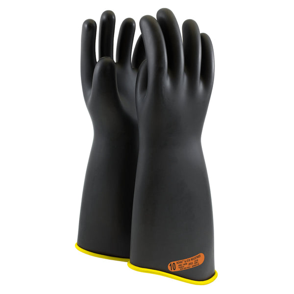 NOVAX - Class 4 Rubber Insulating Glove with Contour Cuff - 18" - 0151-4-18