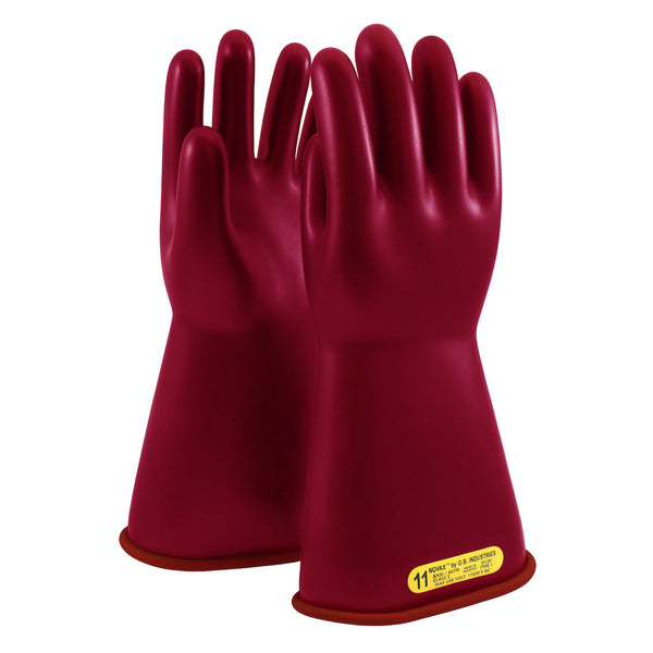 NOVAX - Class 2 Rubber Insulating Glove with Straight Cuff - 14" - 0153-2-14
