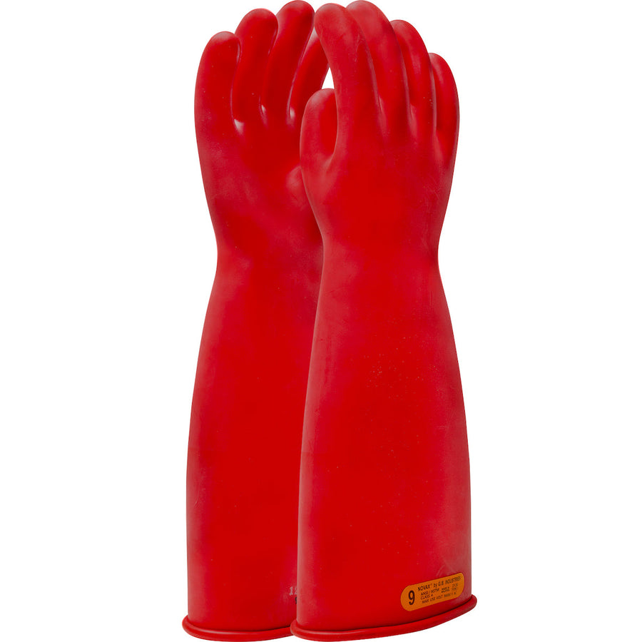Class 4 Rubber Insulating Glove with Straight Cuff - 18" NOVAX