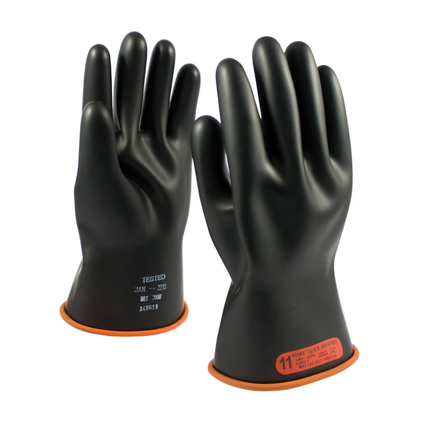 NOVAX - Class 0 Rubber Insulating Glove with Straight Cuff - 11" - 155-0-11
