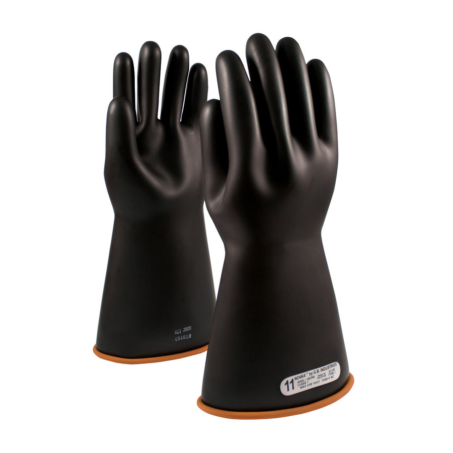 Class 1 Rubber Insulating Glove with Straight Cuff - 16" NOVAX
