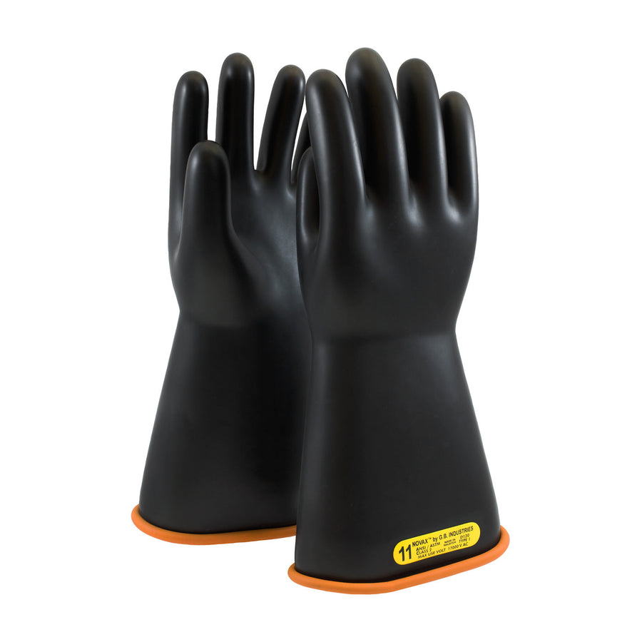 Class 2 Rubber Insulating Glove with Straight Cuff - 14" NOVAX