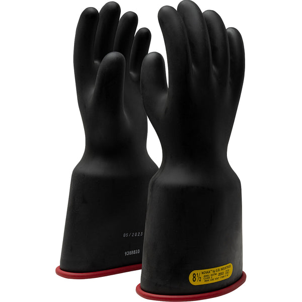 NOVAX - Class 2 Rubber Insulating Glove with Bell Cuff - 14" - 0161-2-14