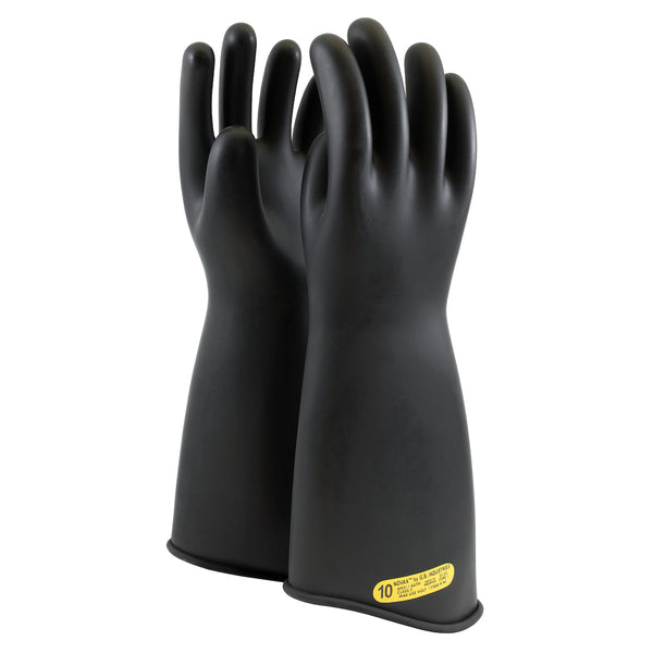 NOVAX - Class 2 Rubber Insulating Glove with Contour Cuff - 18" - 0163-2-18