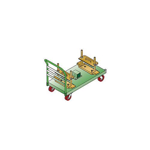 3M DBI-SALA Confined Space Portable Counterweighted Cart Davit Mast Base