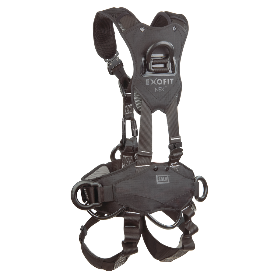3M DBI-SALA ExoFit NEX Comfort Rope Access Climbing/Positioning/Rescue/Suspension Safety Harness 1113370C, Small
