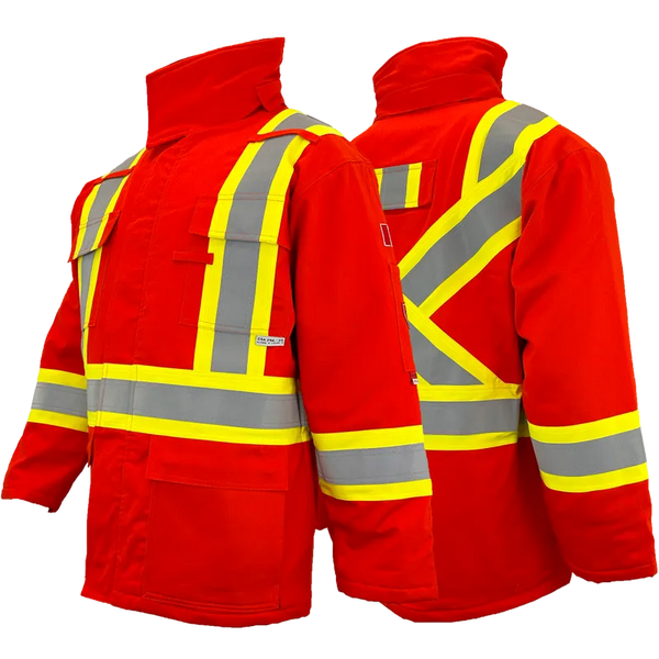 Atlas Workwear FR/AR 4” Hi Vis Parka