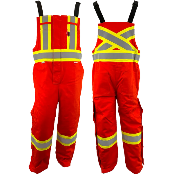 Atlas Workwear FR/AR 4” Hi Vis Insulated Bibs