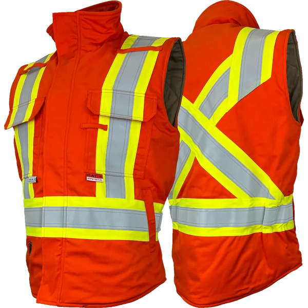 Atlas Workwear FR/AR 4” Hi Vis Insulated Vest