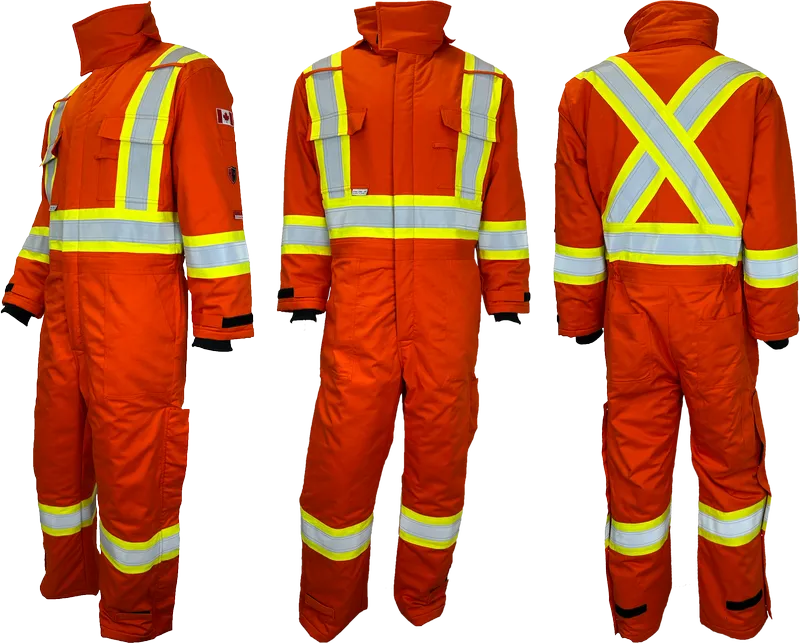 FR/AR 4” Hi Vis Insulated Coverall - Atlas Workwear