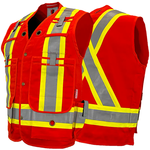 Atlas Workwear FR/AR Hi Vis Surveyor Vests