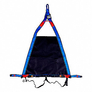 TRACTEL Rescue Cradle, One-Person, CSA, Weight Capacity 330 lb, Red
