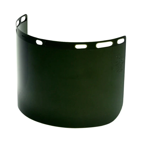 Wasip Formed Face Shield - Shade 3.0 Polycarbonate, 8 x 15.5 x 0.08 in