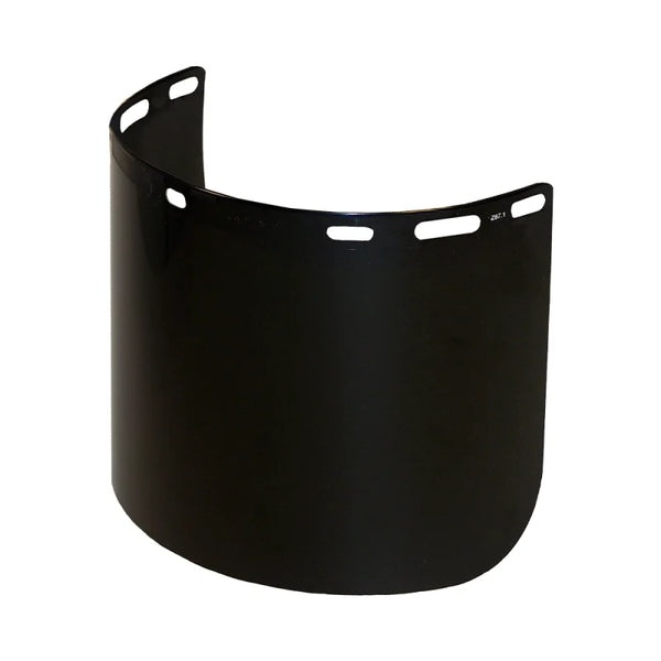 Wasip Formed Face Shield - Shade 5.0 Polycarbonate, 8 x 15.5 x 0.06 in