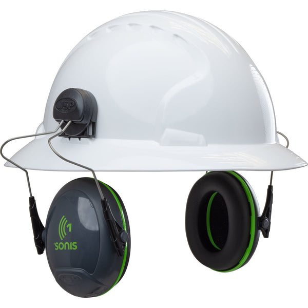 JSP Sonis1 - Full Brim Mounted Passive Ear Muff - NRR 22
