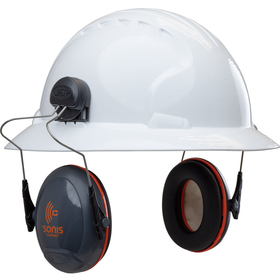 Full Brim Mounted Passive Ear Muff - NRR 24 Sonis Compact