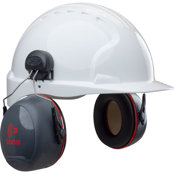 JSP Sonis 3 - Cap Mounted Passive Ear Muff - NRR 29