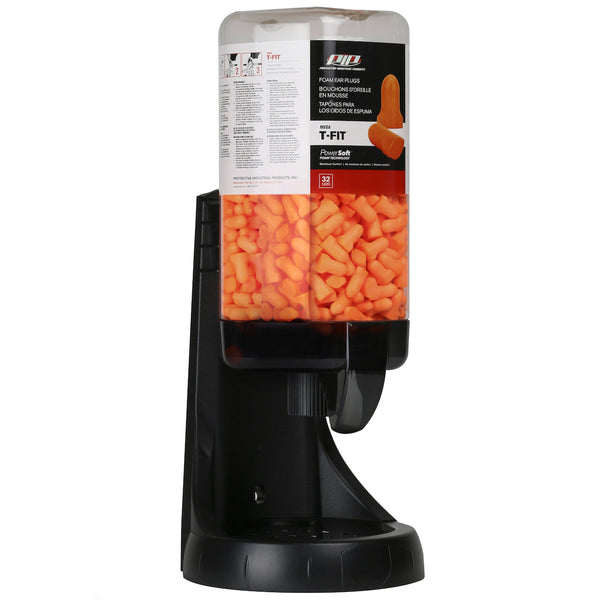 PIP - Prefilled Mega T-Fit Ear Plug Dispenser - 500 Pairs