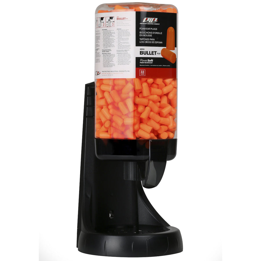 Prefilled Mega Bullet Plus Ear Plug Dispenser - 500 Pairs PIP