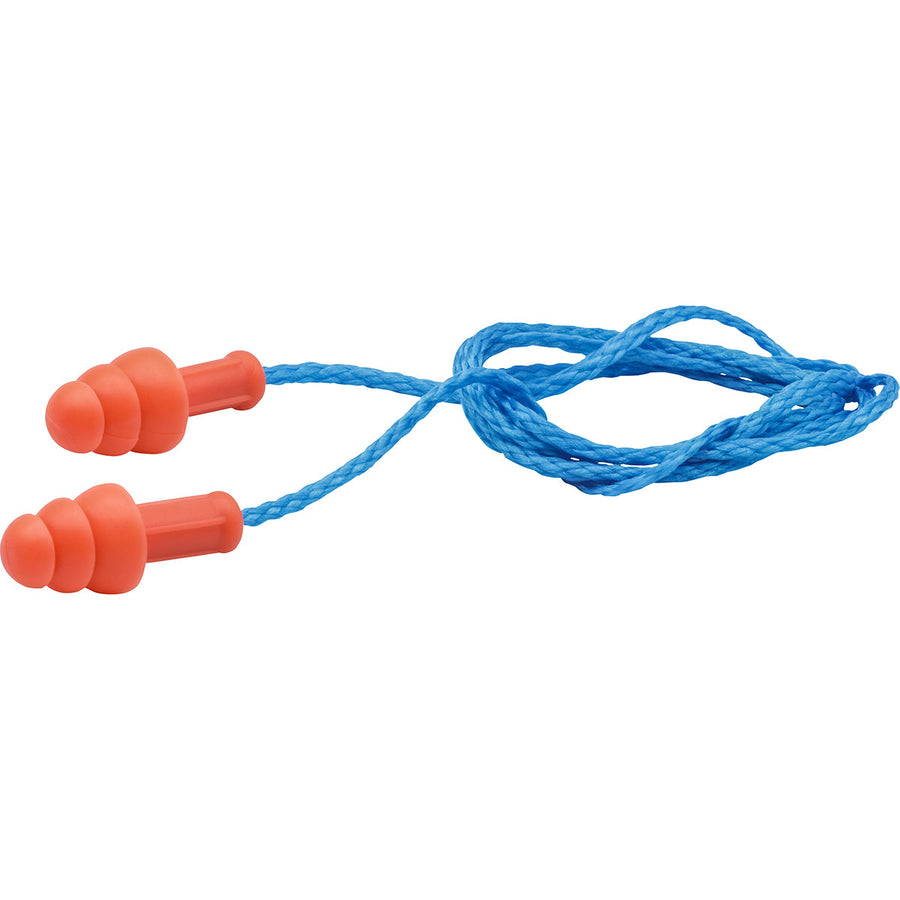 Reusable TPR Corded Ear Plugs - NRR 25 PIP