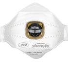Premium N95 Flat Fold Disposable Respirator with Valve - 10 Pack Springfit
