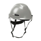 Industrial Climbing Helmet with Polycarbonate / ABS Shell, Hi-Density Foam Impact Liner, Nylon Suspension, Wheel Ratchet Adjustment and 4-Point Chin Strap Rocky