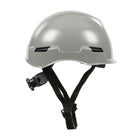 Industrial Climbing Helmet with Polycarbonate / ABS Shell, Hi-Density Foam Impact Liner, Nylon Suspension, Wheel Ratchet Adjustment and 4-Point Chin Strap Rocky