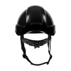 Industrial Climbing Helmet with Polycarbonate / ABS Shell, Hi-Density Foam Impact Liner, Nylon Suspension, Wheel Ratchet Adjustment and 4-Point Chin Strap Rocky