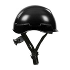 Industrial Climbing Helmet with Polycarbonate / ABS Shell, Hi-Density Foam Impact Liner, Nylon Suspension, Wheel Ratchet Adjustment and 4-Point Chin Strap Rocky