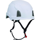 Industrial Climbing Helmet, Type II, Non-MIPS, ABS Shell, EPS Liner, HDPE Suspension, Wheel Ratchet Adjustment, with 4-Point Chin Strap Traverse
