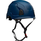 Industrial Climbing Helmet, Type II, Non-MIPS, ABS Shell, EPS Liner, HDPE Suspension, Wheel Ratchet Adjustment, with 4-Point Chin Strap Traverse