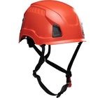 Industrial Climbing Helmet, Type II, Non-MIPS, ABS Shell, EPS Liner, HDPE Suspension, Wheel Ratchet Adjustment, with 4-Point Chin Strap Traverse