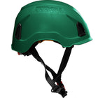Industrial Climbing Helmet with Mips Brain Protection System for Industrial Safety Helmets, ABS Shell, EPS Foam Impact Liner, HDPE Suspension, Wheel Ratchet Adjustment and 4-Point Chin Strap Traverse