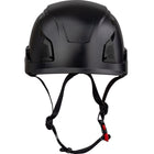 Industrial Climbing Helmet with Mips Brain Protection System for Industrial Safety Helmets, ABS Shell, EPS Foam Impact Liner, HDPE Suspension, Wheel Ratchet Adjustment and 4-Point Chin Strap Traverse